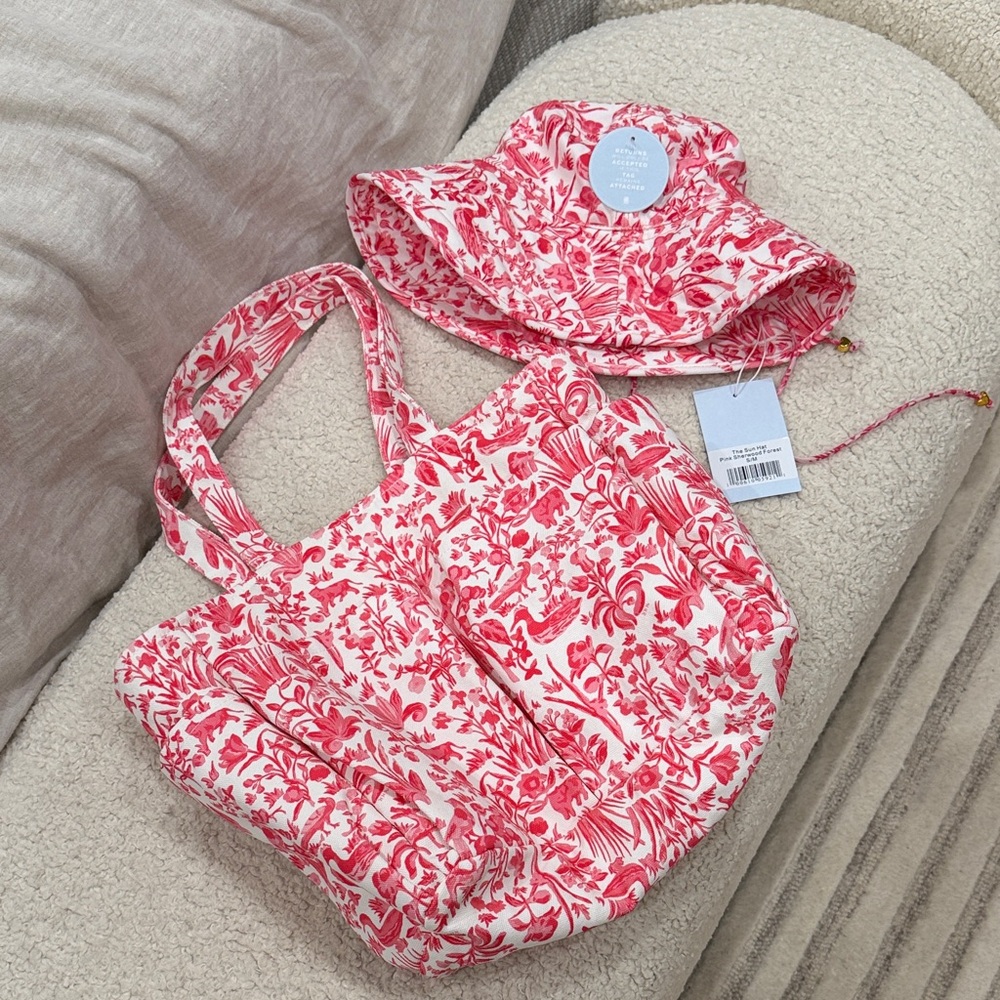 Hill House Market Tote + Hat Set